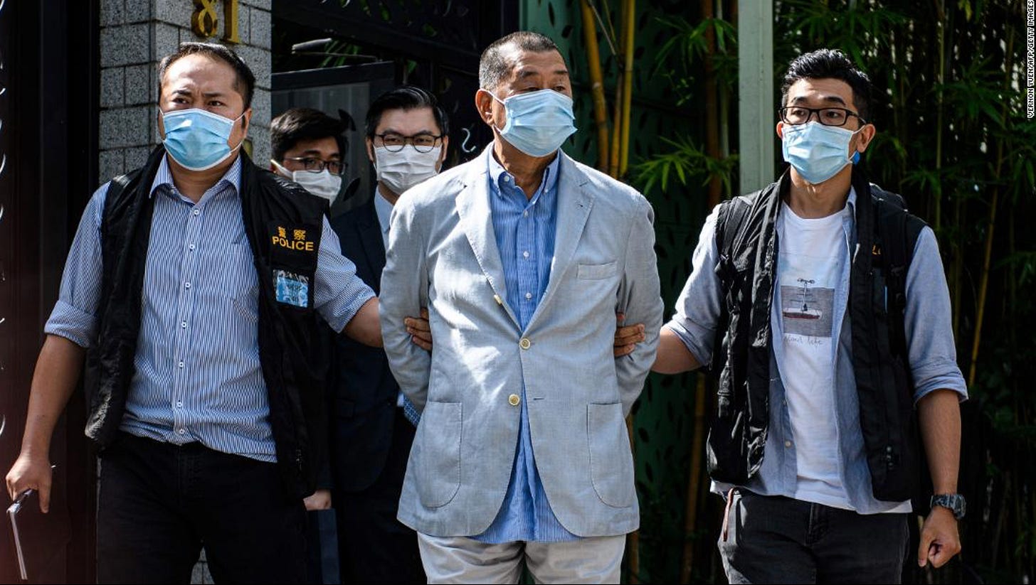 The arrest of Apple Daily's publisher is an assault against Hong Kong's  citizens' freedoms - WAN-IFRA