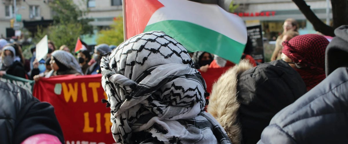 Manifestação pró-Hamas