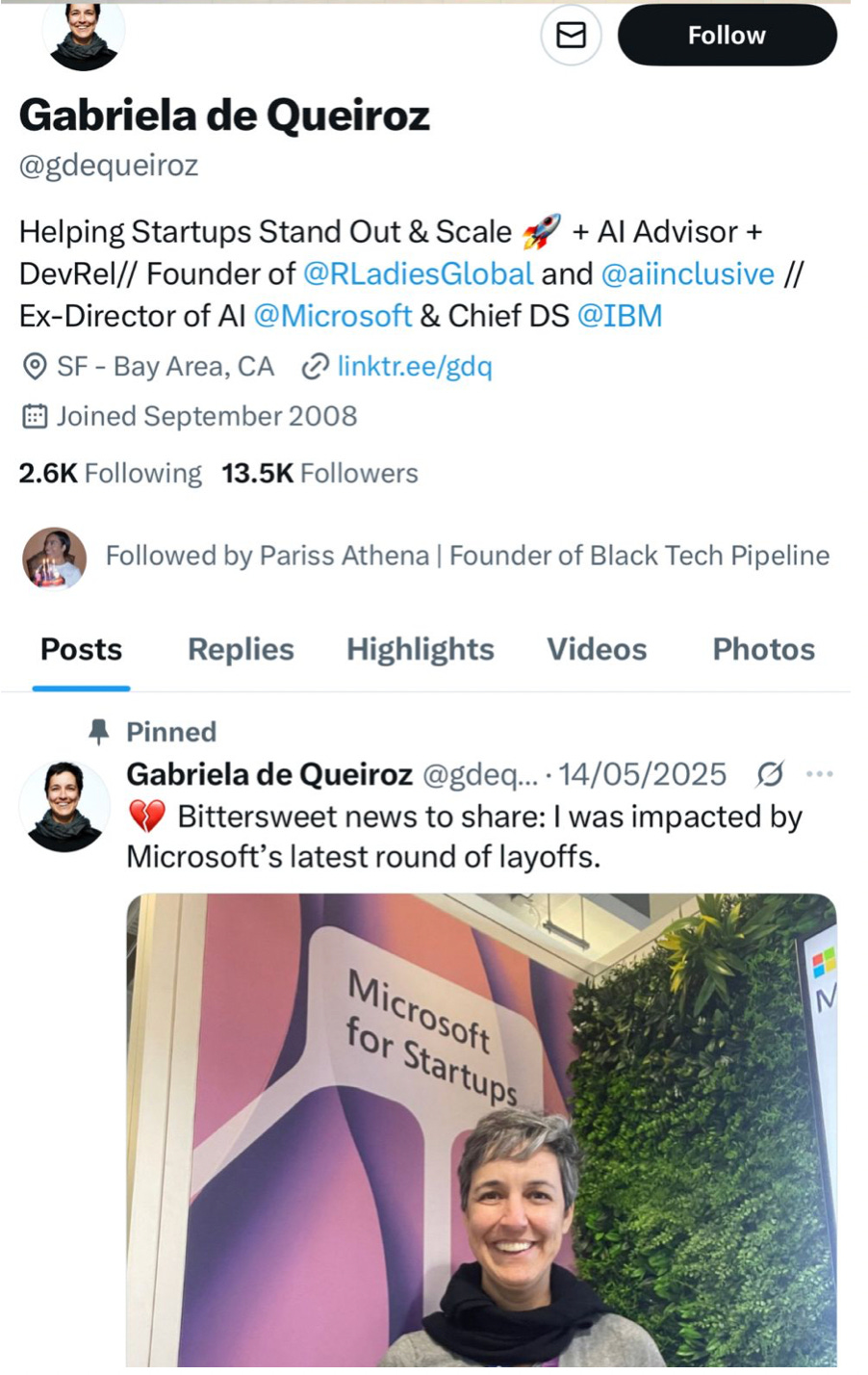 Microsoft is laying off its Director of AI