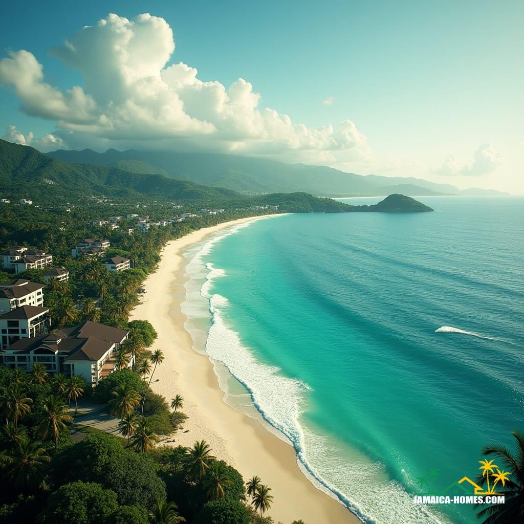 Modern development schemes along Jamaica’s coastlines blend contemporary design with natural beauty, creating luxurious, eco-friendly living spaces. These developments often showcase sleek glass architecture, maximizing natural light and offering breathtaking views of the Caribbean Sea. Unique amenities include ground-level and rooftop swimming pools that allow residents to enjoy panoramic ocean vistas.