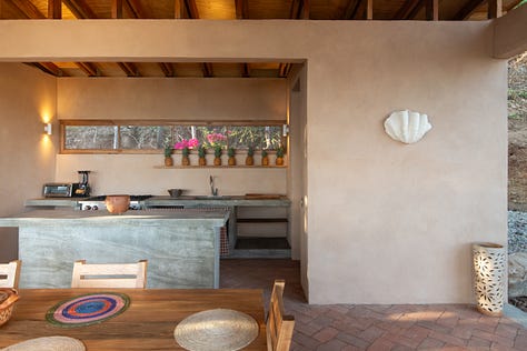 A series of photographs of a luxury house on the Pacific Coast of Oaxaca