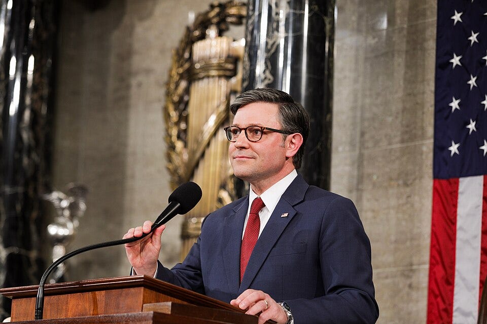 File:Mike Johnson is sworn in as Speaker (03).jpg