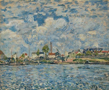 The Seine by Sisley The Seine by Sisley