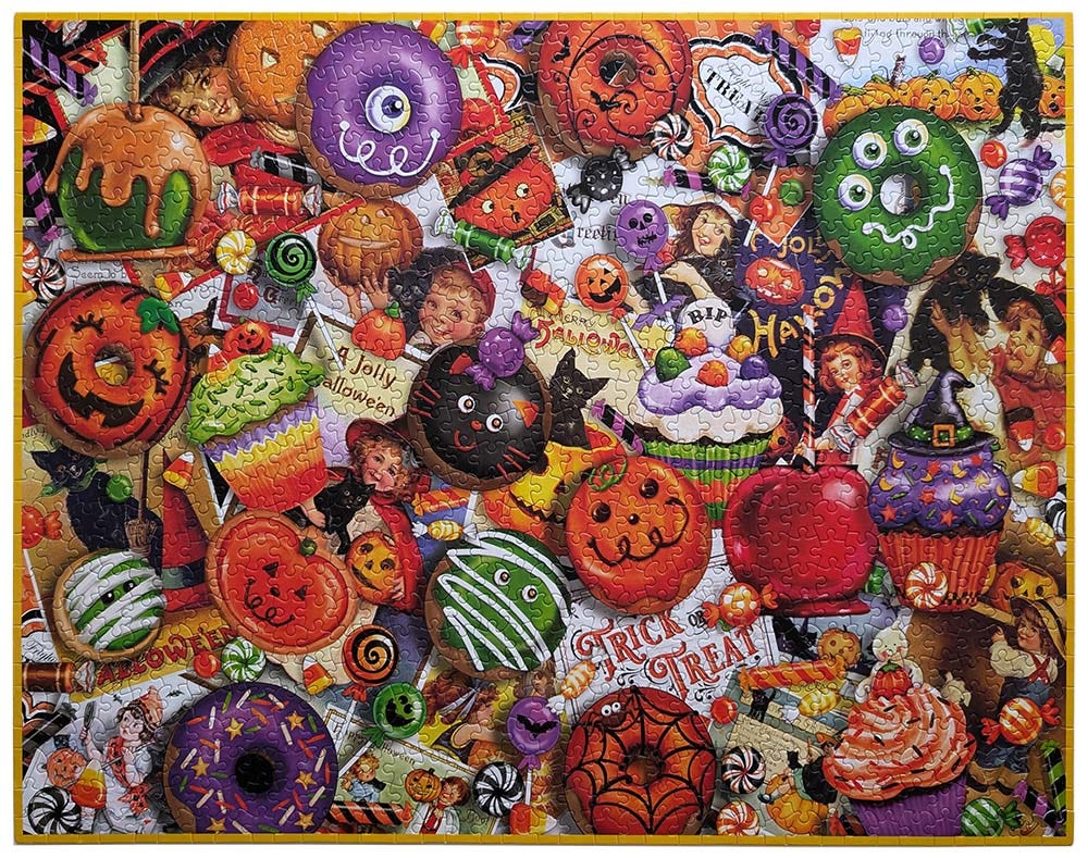 White Mountain Trick or Treat Jigsaw Puzzle White Mountain Trick or Treat Jigsaw Puzzle