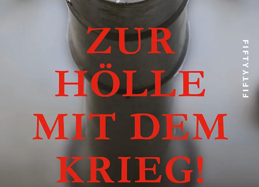 Zur Hölle mit dem Krieg!