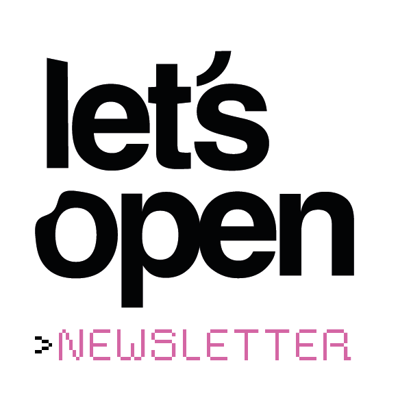 Let's Open! logo