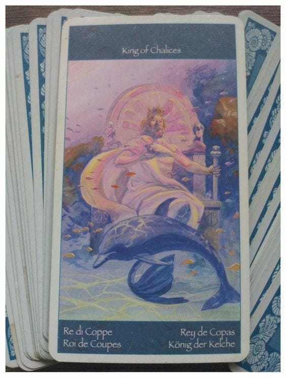A Message from the Universe - King of Cups (reversed)