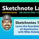 January Sketchnote Lab Video Replay: Sketchnotes 101