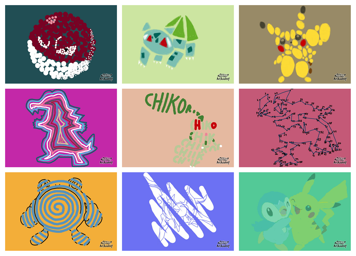 CoolKaius has drawn many Pokémon in a variety of different styles! Featuring Voltorb, Totodile, Poliwhirl, Arceus, Pikachu and more! CoolKaius has drawn many Pokémon in a variety of different styles! Featuring Voltorb, Totodile, Poliwhirl, Arceus, Pikachu and more!
