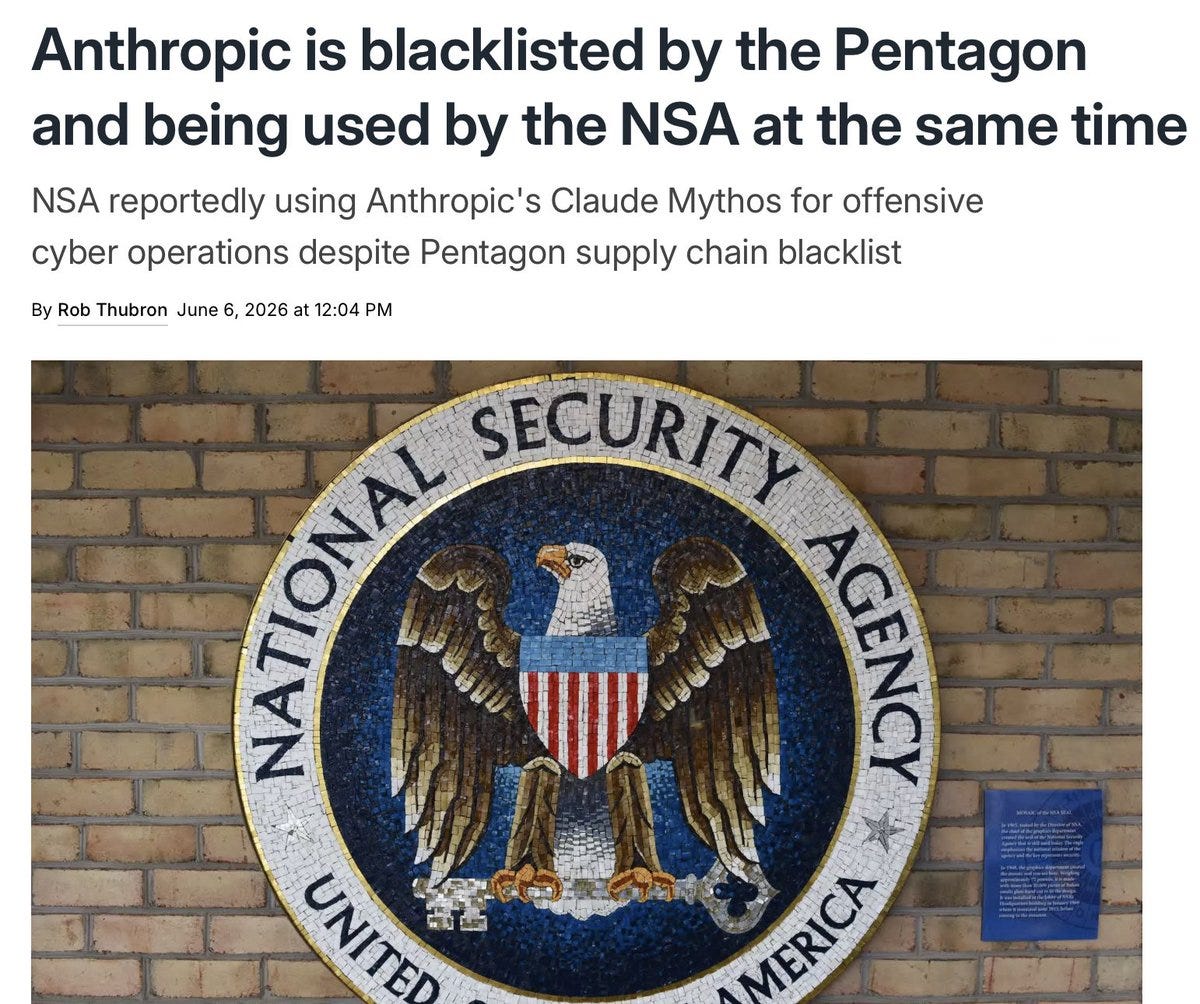 Anthropic im Widerspruch: vom Pentagon verbannt, von der NSA gebraucht Anthropic im Widerspruch: vom Pentagon verbannt, von der NSA gebraucht