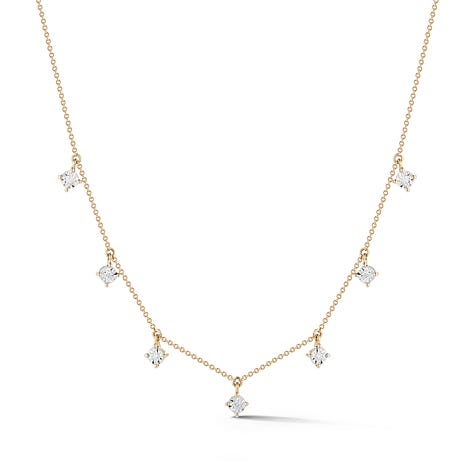 Dana Rebecca 14k gold necklaces to wear with a white tee