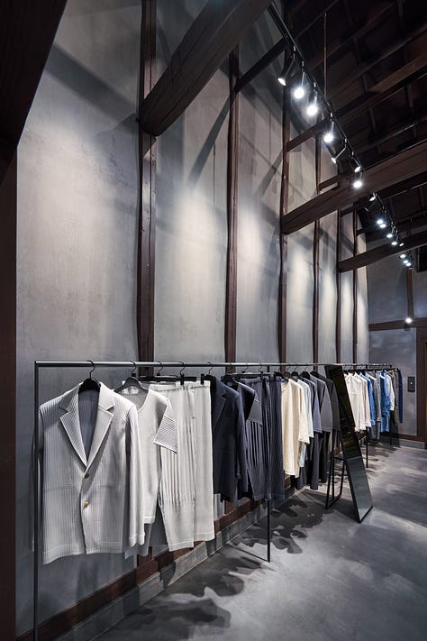 Japanese designer Naoto Fukasawa has created a new boutique for fashion house Issey Miyake inside one of Kyoto's historic machiya houses.