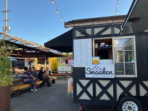 Food truck carts in Portland