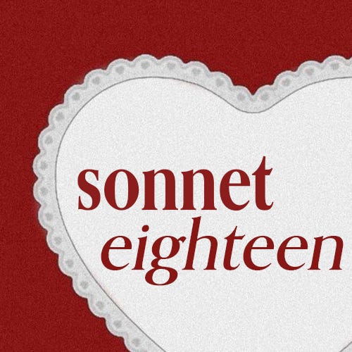 sonnet eighteen