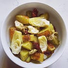 Warm Chicken Pesto Bowl