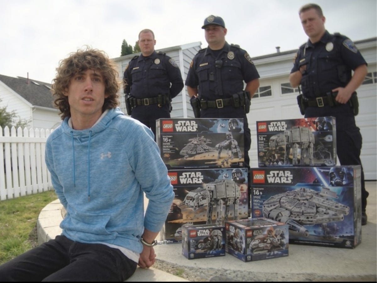 Reckless Ben details arrests in new video about Bricks and Minifigs $200K  Lego collection dispute