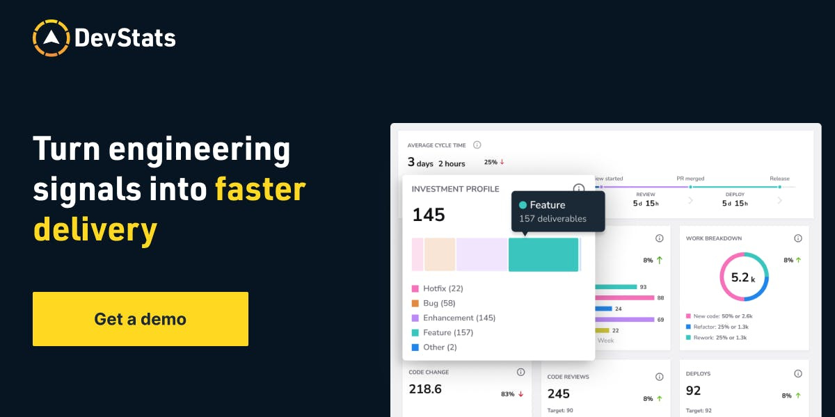Devstats: Turn engineering signals into faster delivery