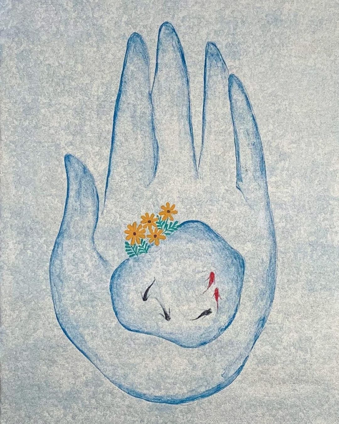 An Instagram  post added by mgroyoga on Aug 11, 2024. The author is @tayama_yuko. May present: sketch, art.
