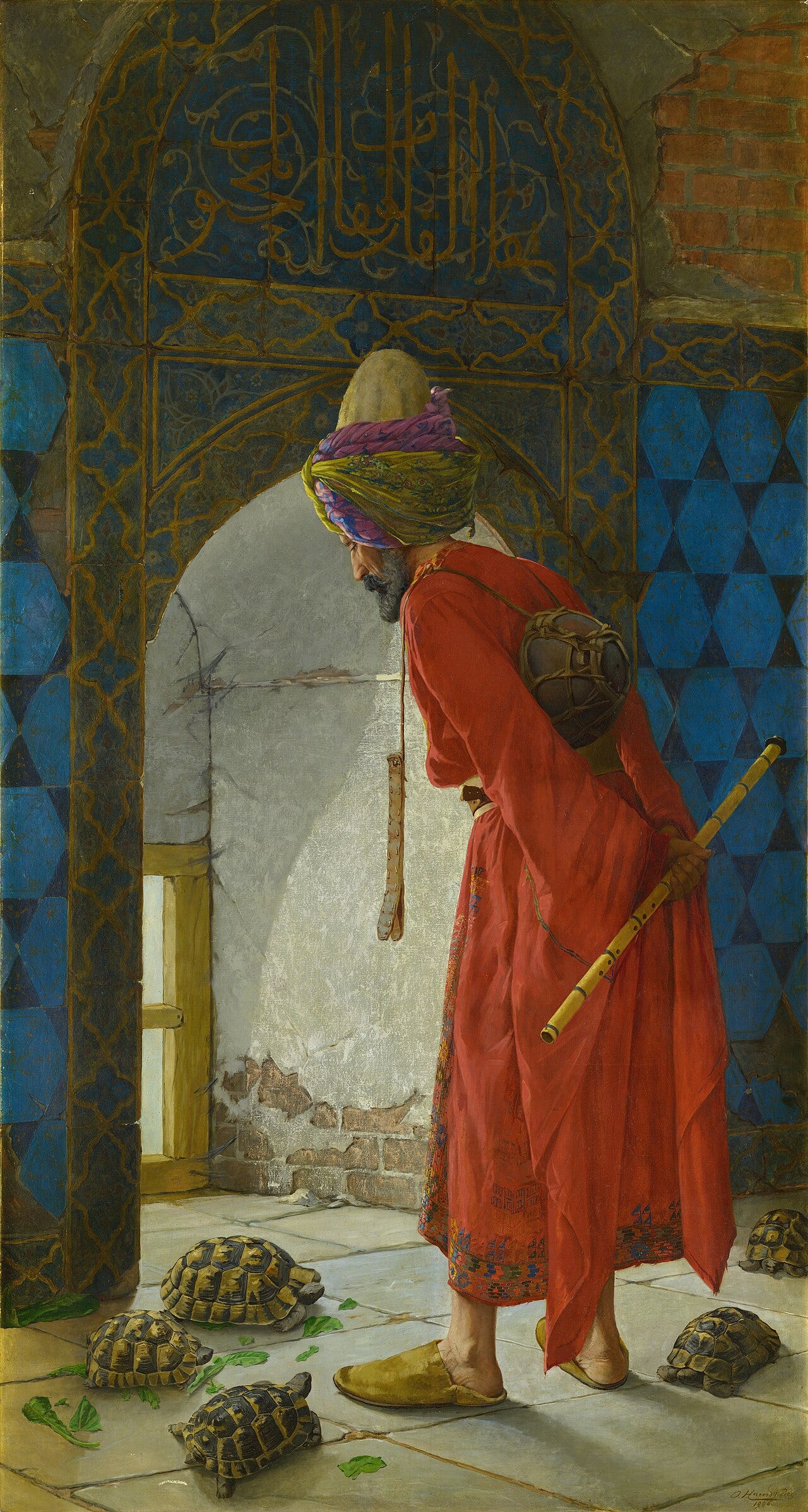 The Tortoise Trainer by Osman Hamdi Bey