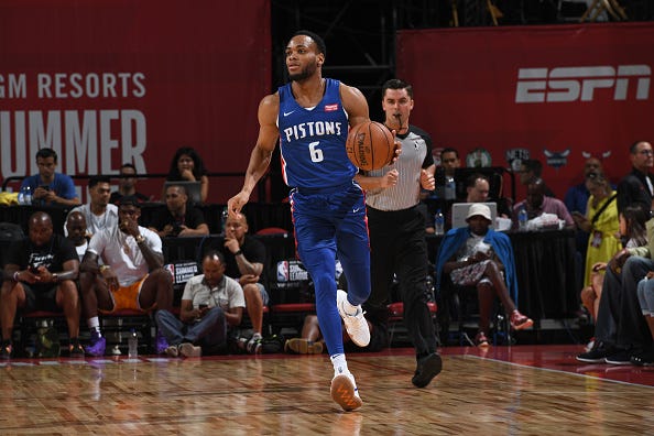2018 Las Vegas Summer League - Detroit Pistons v Los Angeles Lakers 2018 Las Vegas Summer League - Detroit Pistons v Los Angeles Lakers