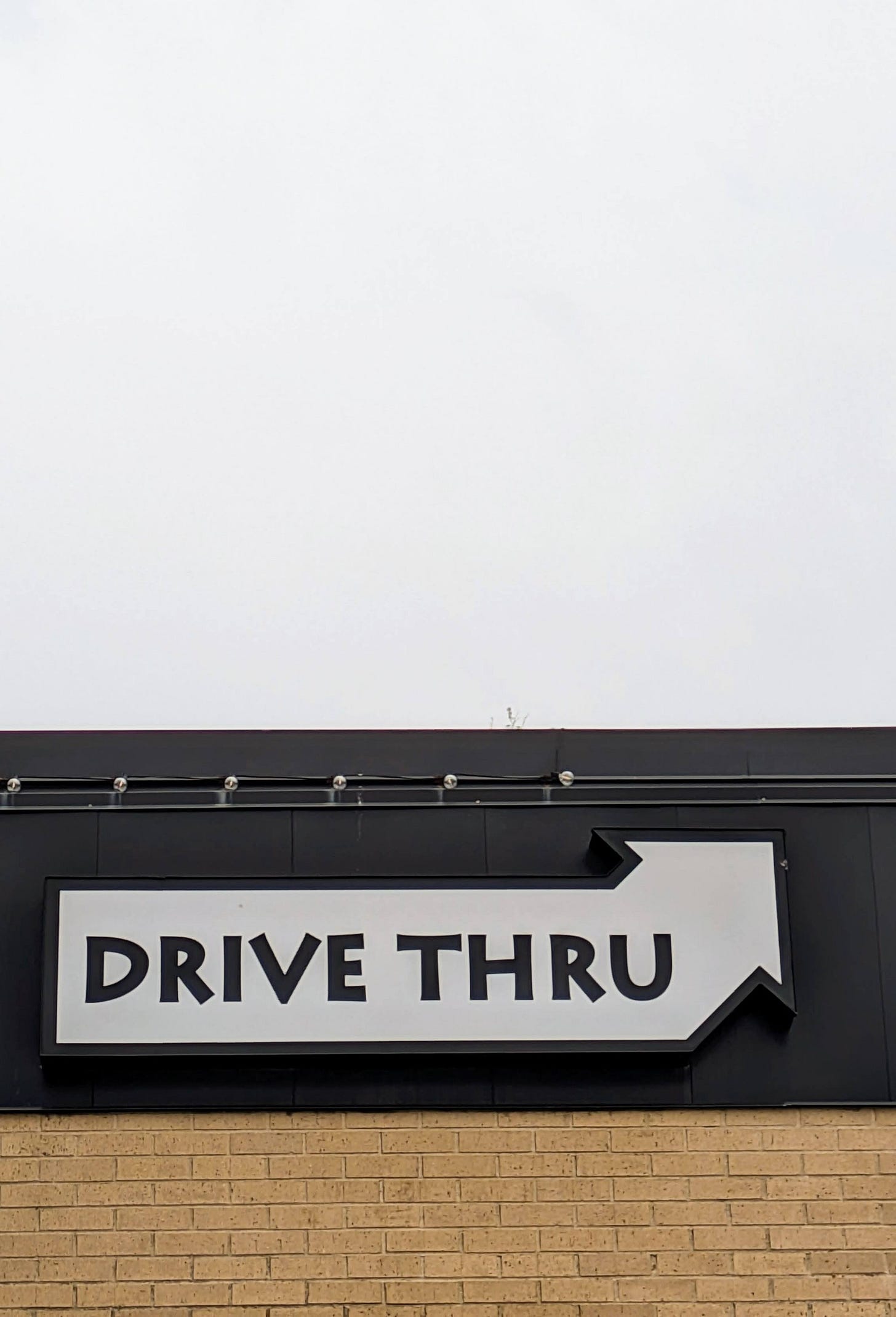 Drive-thru sign