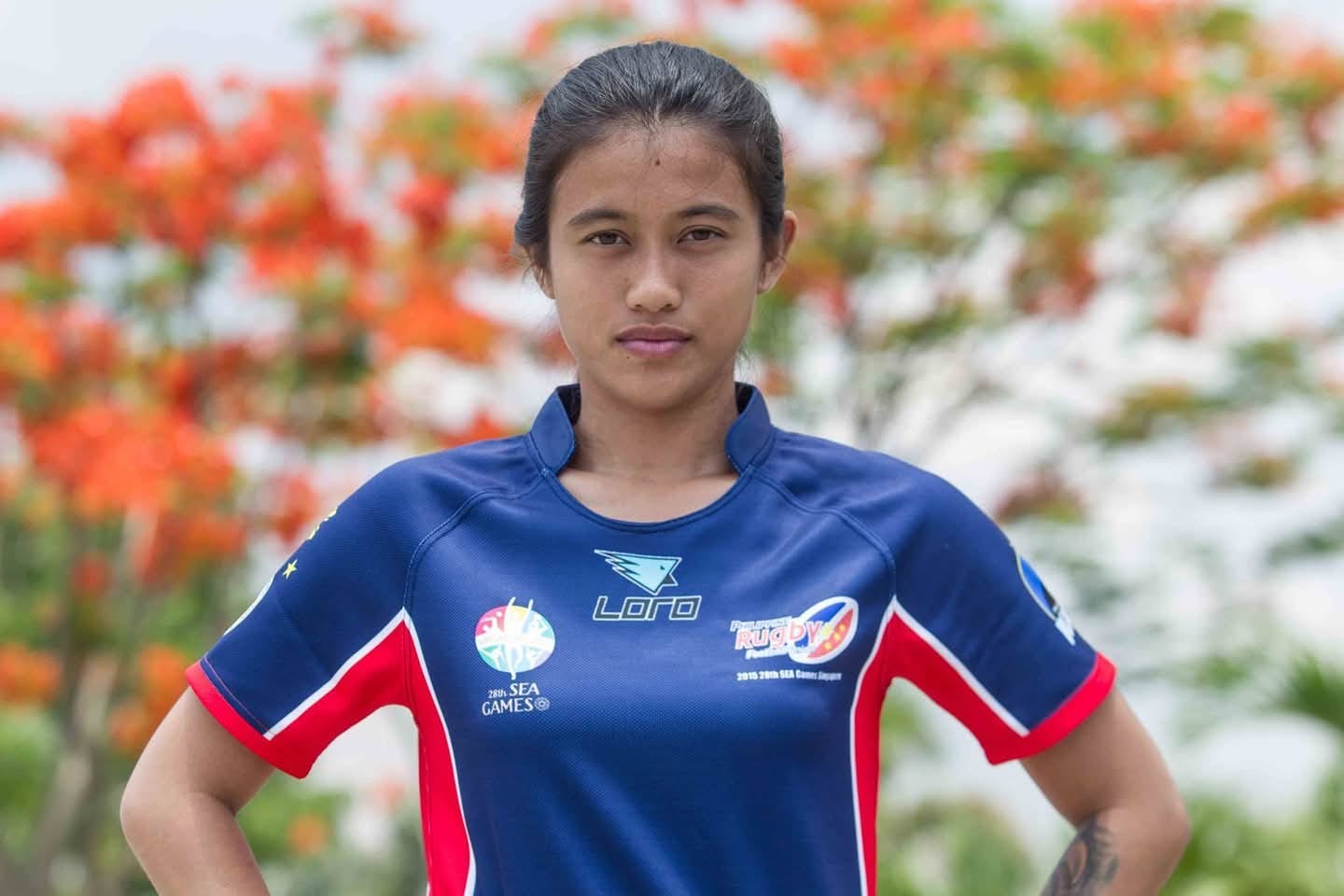 Author, surfer, traveler, former rugby pro Astrid Sadaya wearing her official Philippine national rugby team jersey at the SEA Games. Fierce, focused, and fueled on high-performance nutrition, Astrid is a guest writer for AMP⚡️ Meal Prep contributing elite meal prep, recovery recipes, and exclusive sports nutrition content.