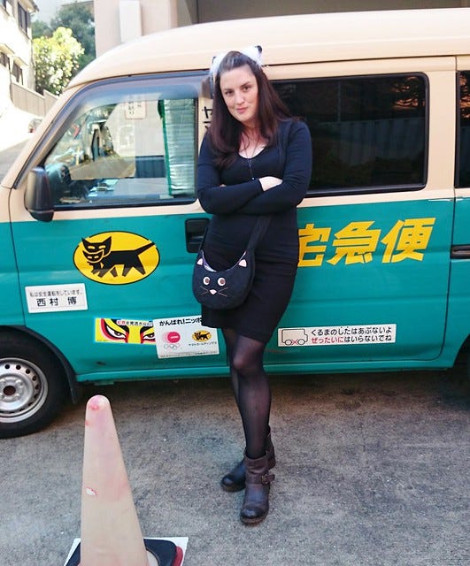 Me at the Kaguraza Bakeneko Cat Parade Me at the Kaguraza Bakeneko Cat Parade