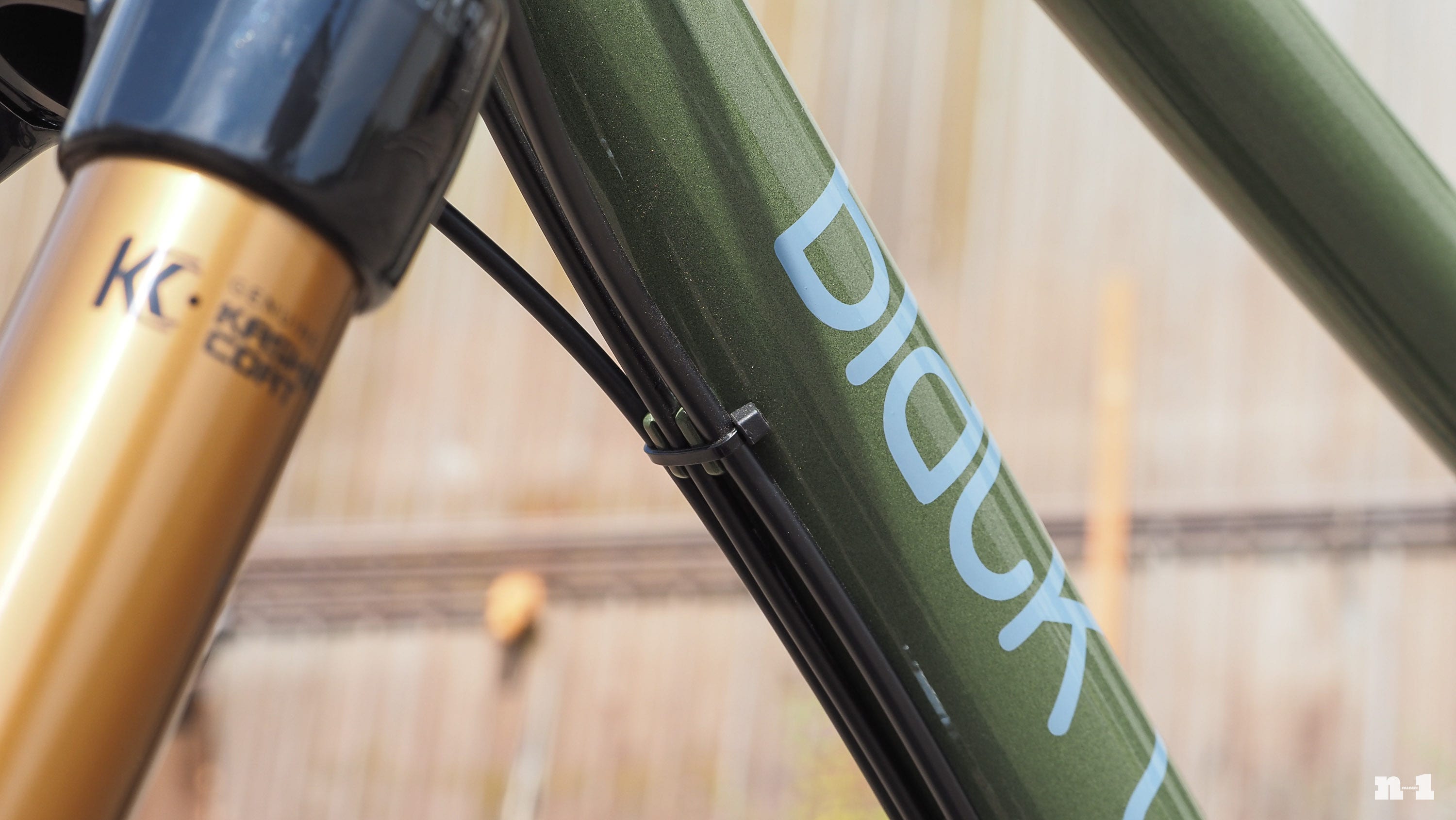 Black Cat Bicycles full-suspension mountain bike cable routing