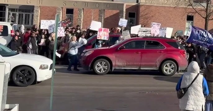 Student struck by vehicle outside Fremont High School during ICE protest  walkout