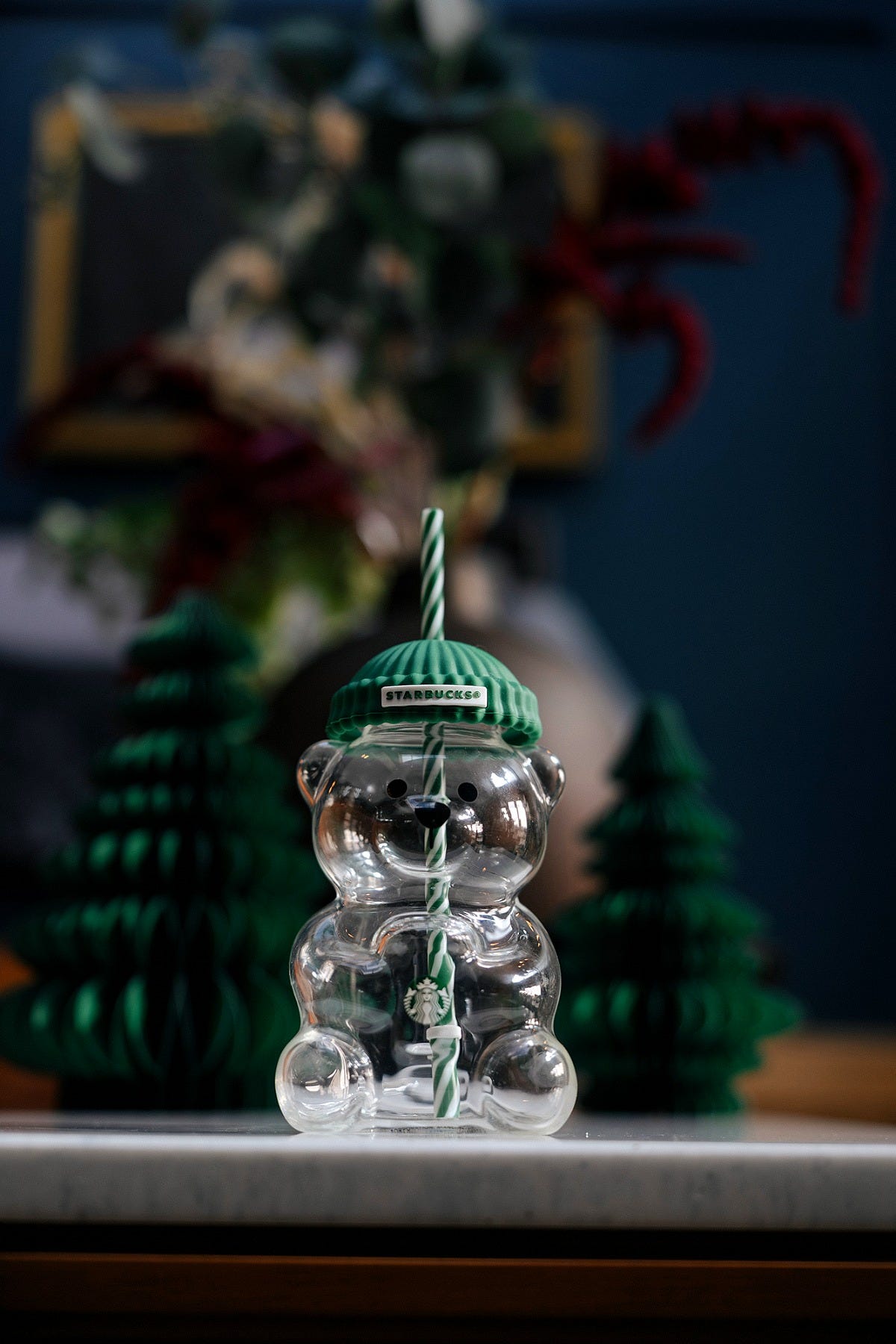 The original Bearista Glass Cold Cup, returning Dec. 1. Image: Starbucks The original Bearista Glass Cold Cup, returning Dec. 1. Image: Starbucks