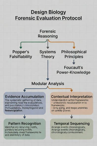 Design Biology Forensic Evaluation Protocol (DB-FEP) Meanings and ...