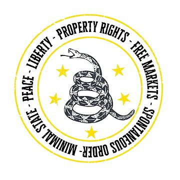 Property rights - Free Markets - Minimal State - LIBERTY - w" Sticker for  Sale by LibertarianSt | Redbubble
