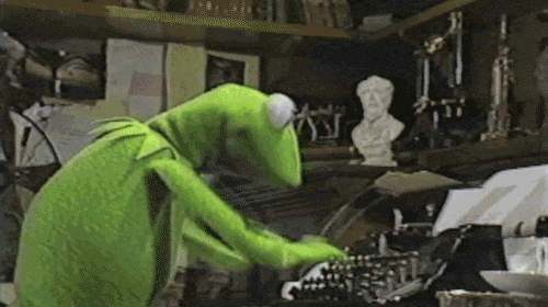 Kermit Typing GIFs - Find & Share on GIPHY