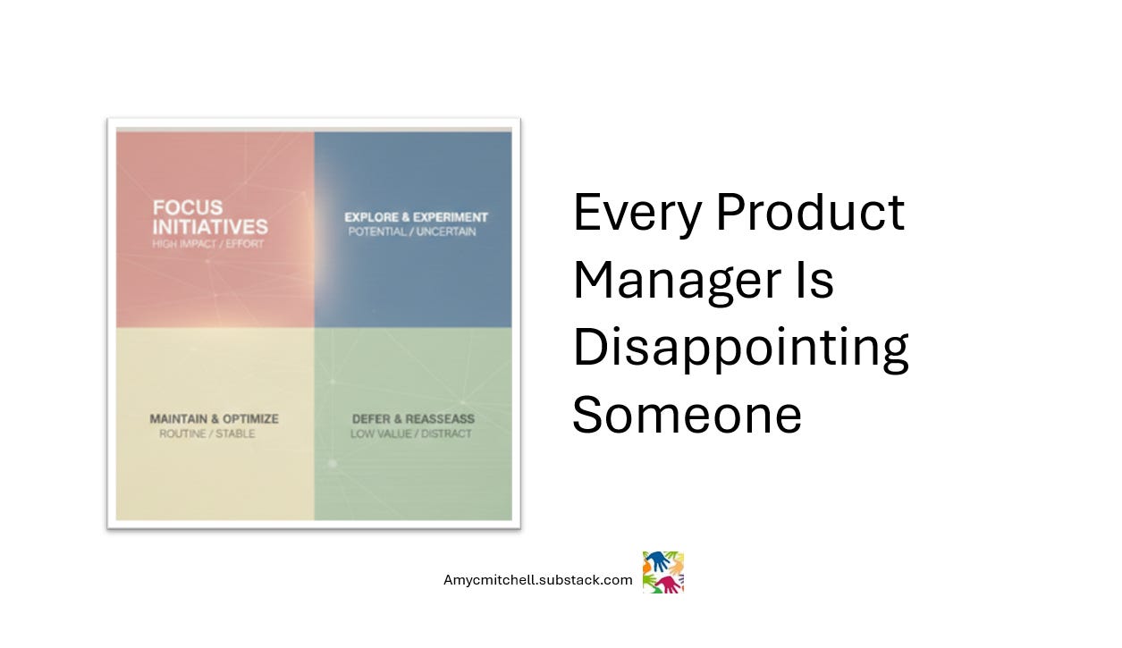 product manager matrix for deciding deliberately product manager matrix for deciding deliberately