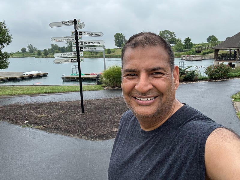 4-mile walk at Voice of America (Photo by Author)