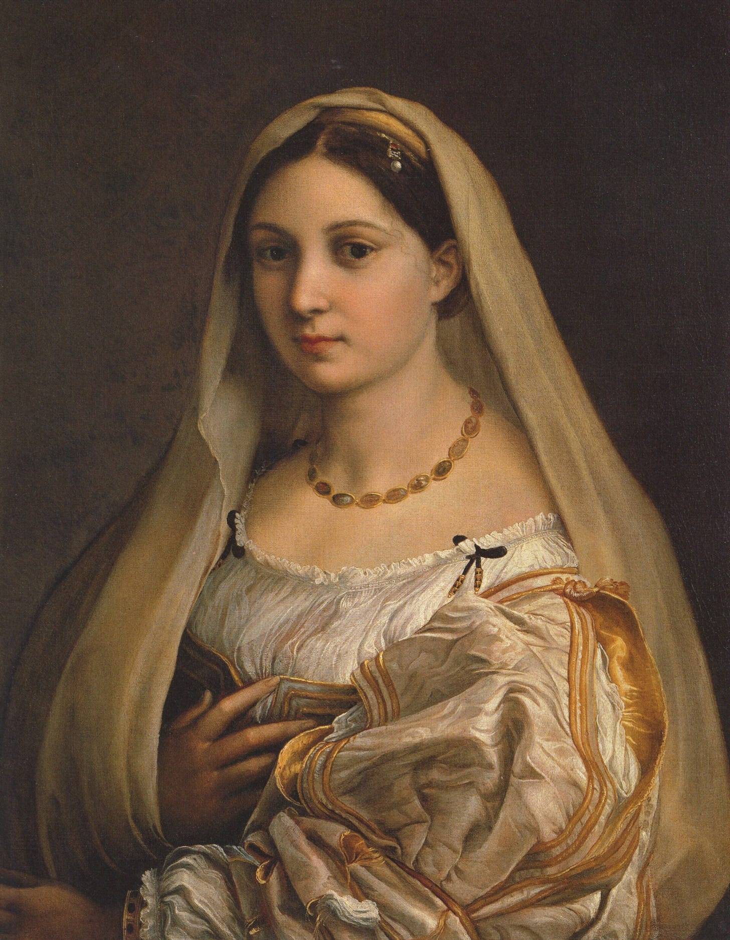 La Donna Velata painting by Raphael La Donna Velata painting by Raphael
