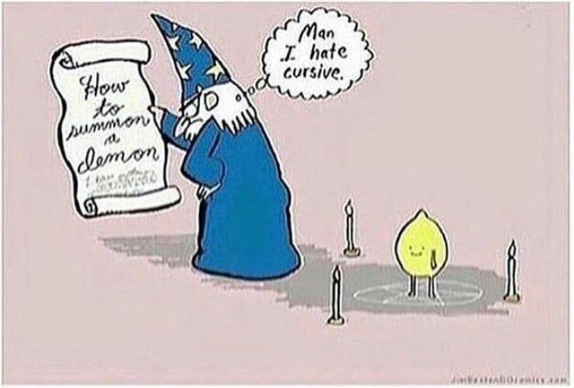 r/Cursive - When life gives you lemons r/Cursive - When life gives you lemons