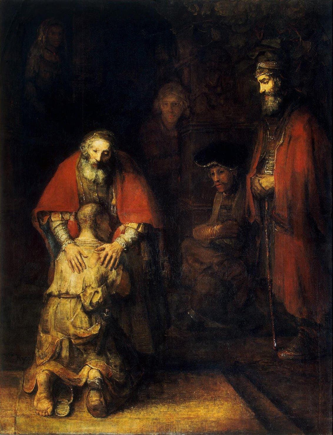 Return of the Prodigal Son - Rembrandt Harmenszoon van Rijn | Endless Paintings