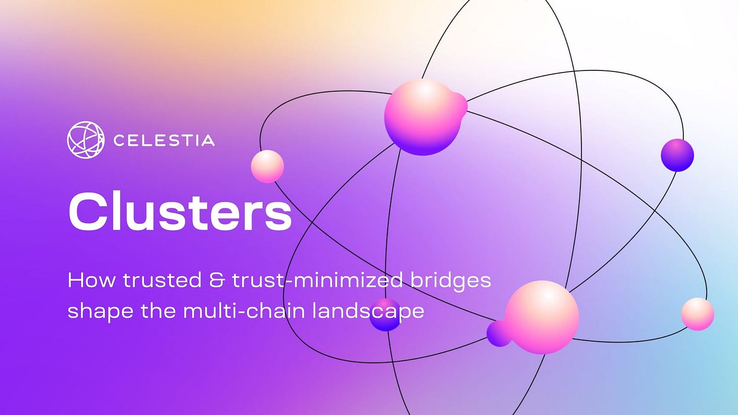 Clusters: how trusted & trust-minimized bridges shape the multi-chain landscape