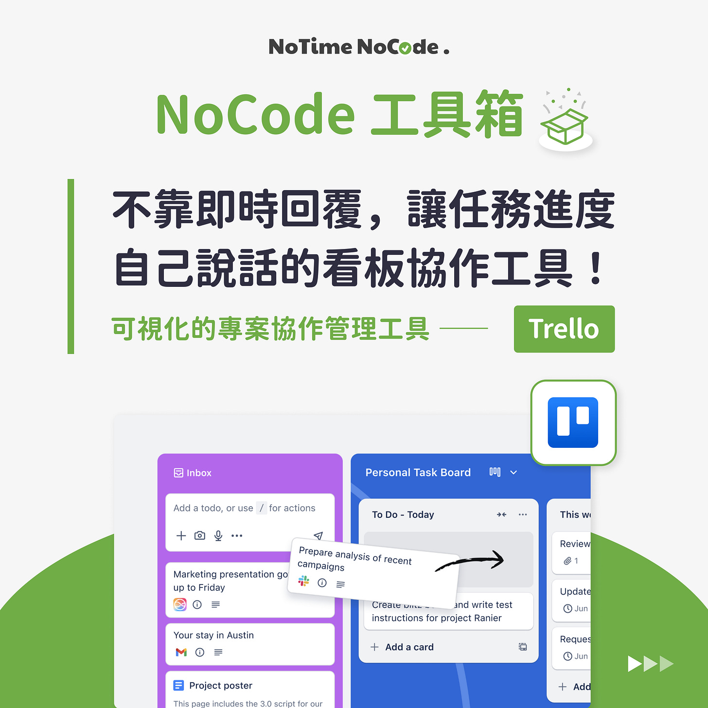 NoCode 工具箱 - Trello NoCode 工具箱 - Trello