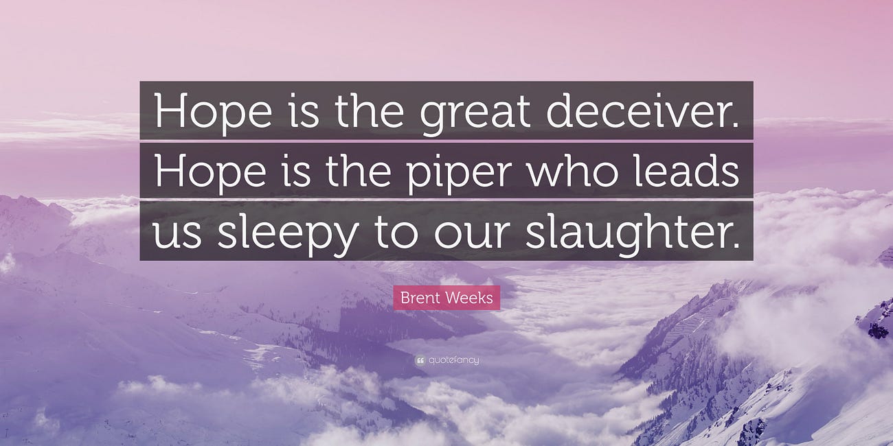 Be Not Deceived or Pacified