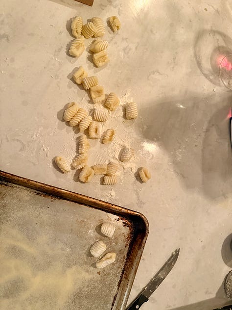 handmade fresh gnocchi pasta