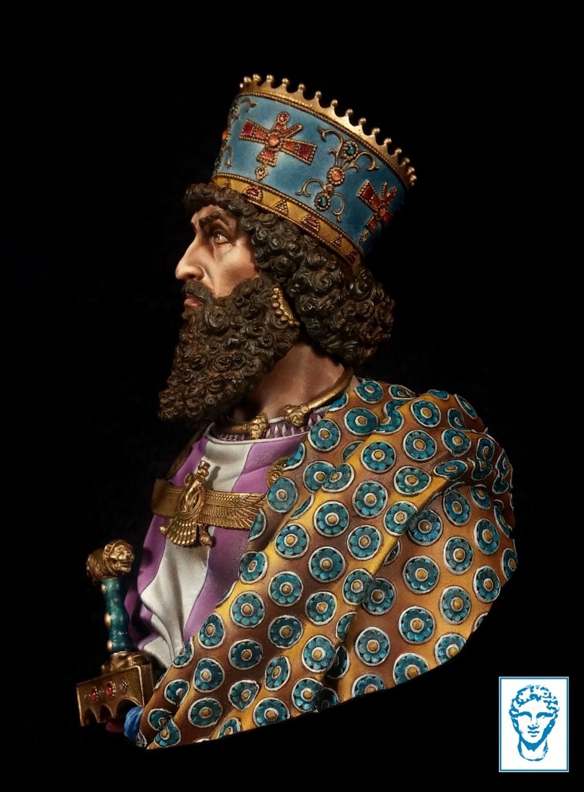 KHASHAYARSHA (XERXES), Persian King 480 bC. by Alexandre_Cortina_Bonastre ·  Putty&Paint | Ancient persian, Ancient persian art, Persian culture