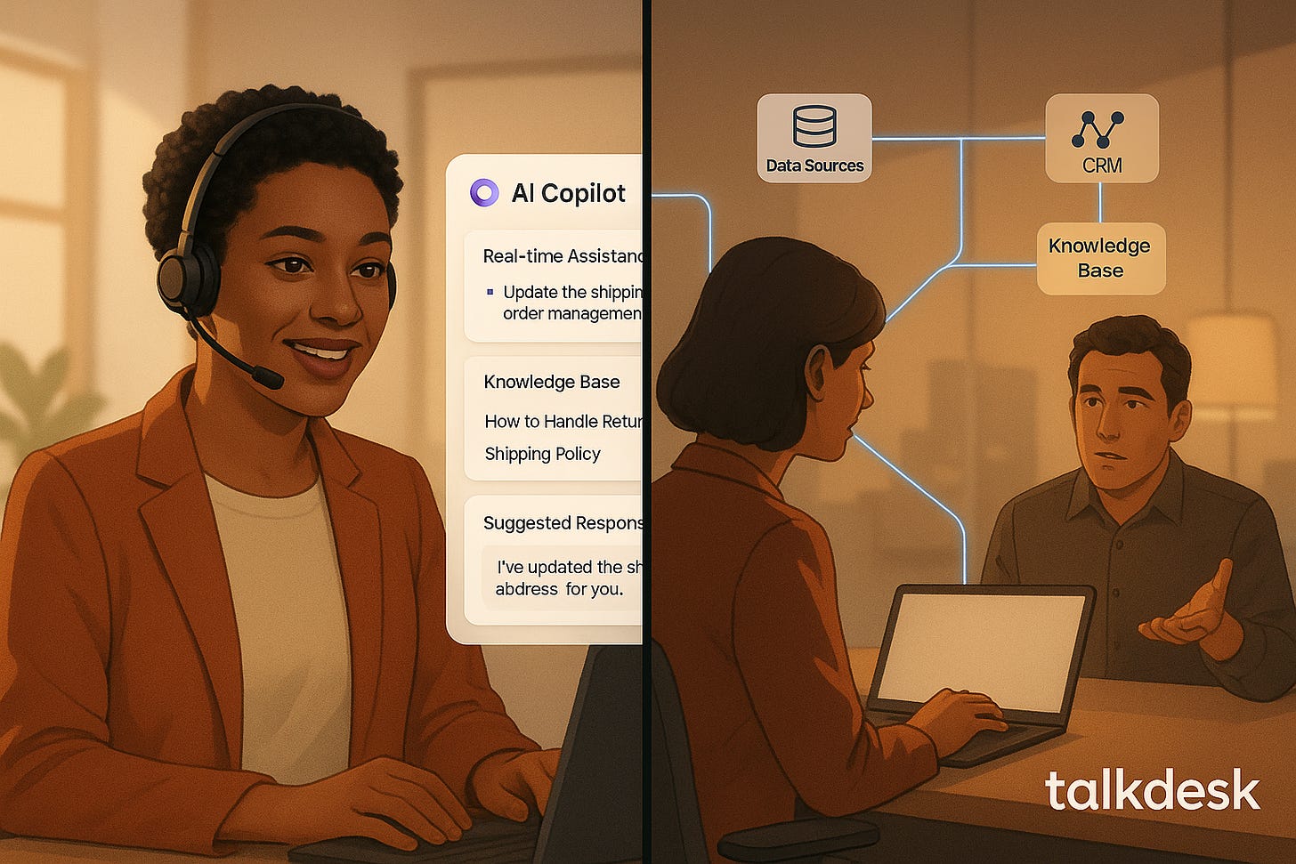 Talkdesk upgrades Copilot with agentic AI to help human agents tackle complex customer challenges