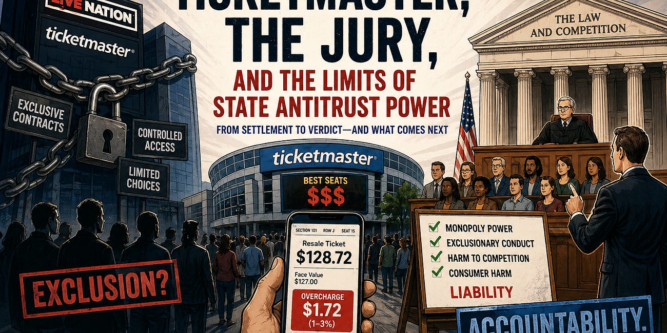 Ticketmaster, the Jury, and the Limits of State Antitrust Power