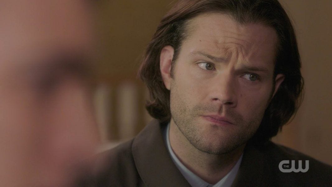 sam winchester listening to eddie with dean spn prophets and loss 1412