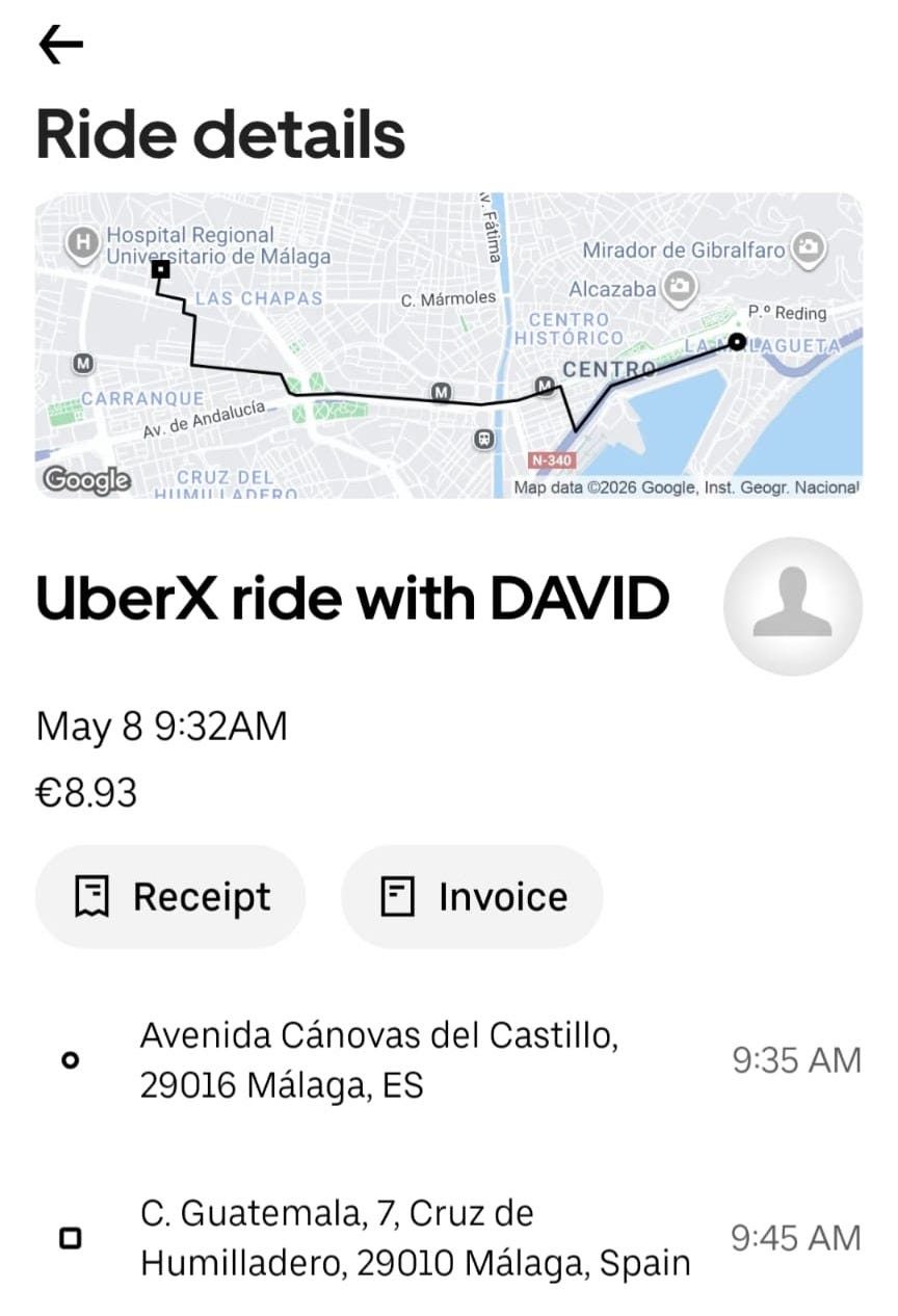 uber ride details uber ride details