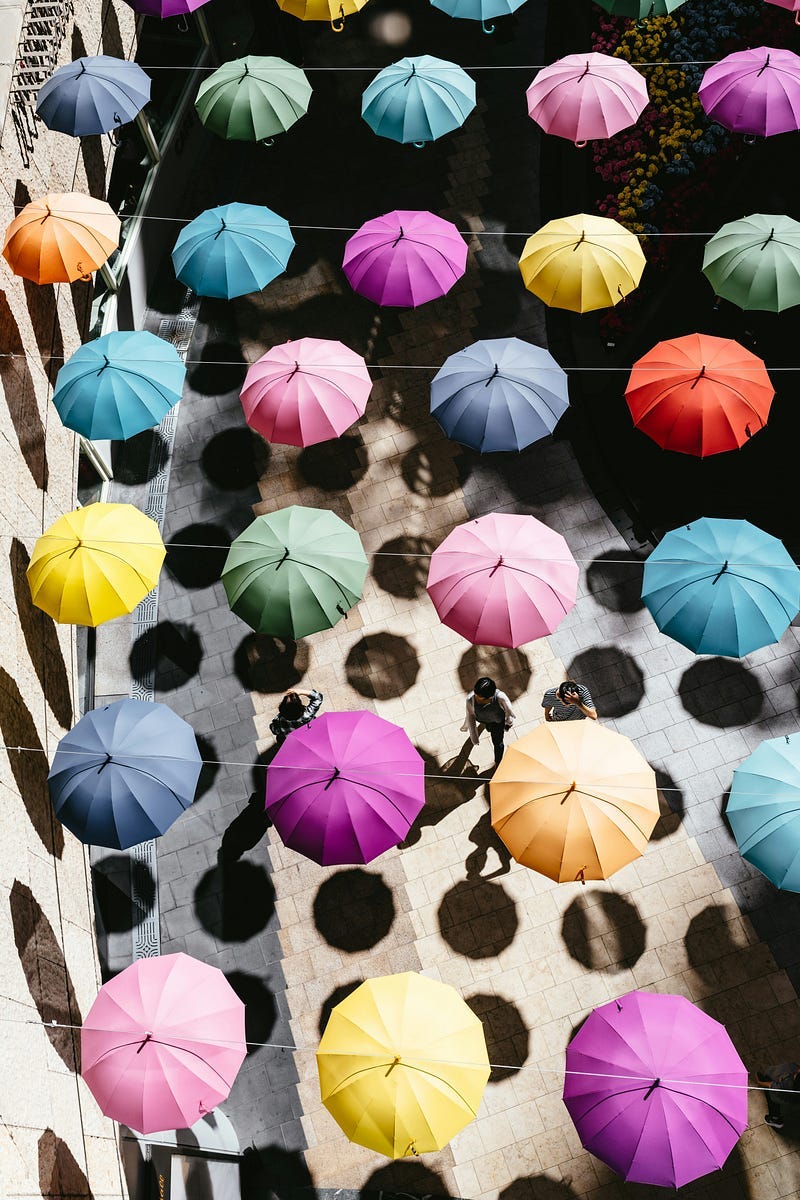 Colorful Umbrellas Colorful Umbrellas