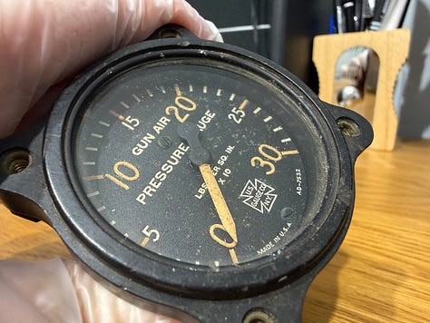 WW2 Air Pressure Gauge
