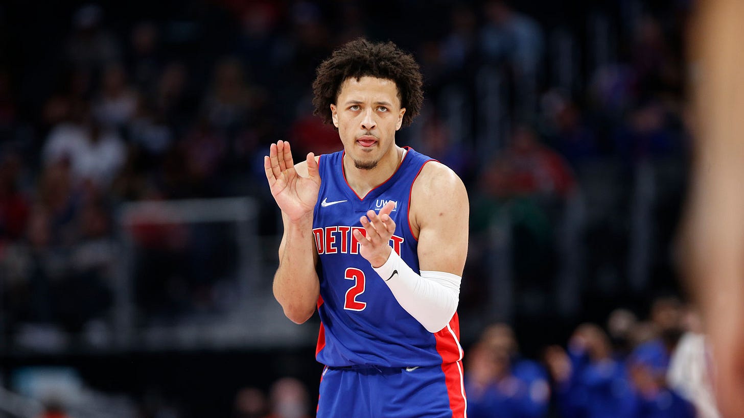 Pistons pull away to get season's first win in Cade Cunningham's debut |  NBA.com